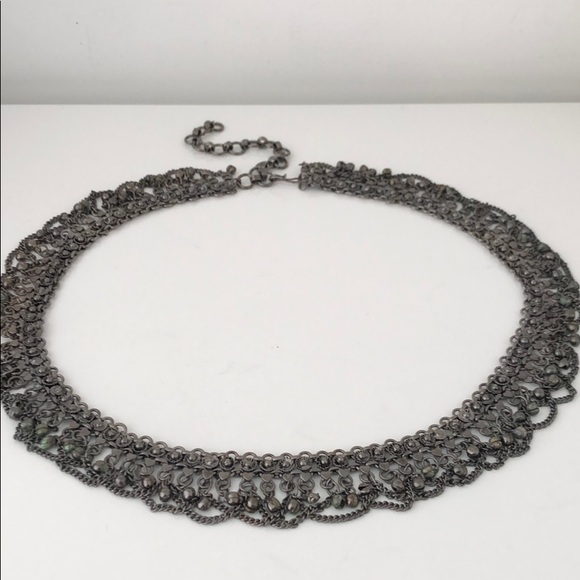 BELT NWOT UNIQUE METAL BELT (COLOR IS GUNMETAL) - Picture 4 of 7